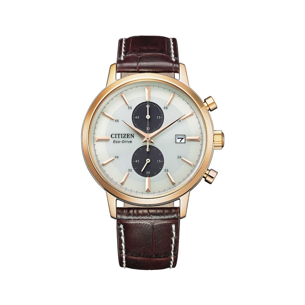 Citizen Eco-Drive Luke Skywalker – Orologio Analogico Da Uomo Con Cinturino In Pelle Marrone, CA0768-07W