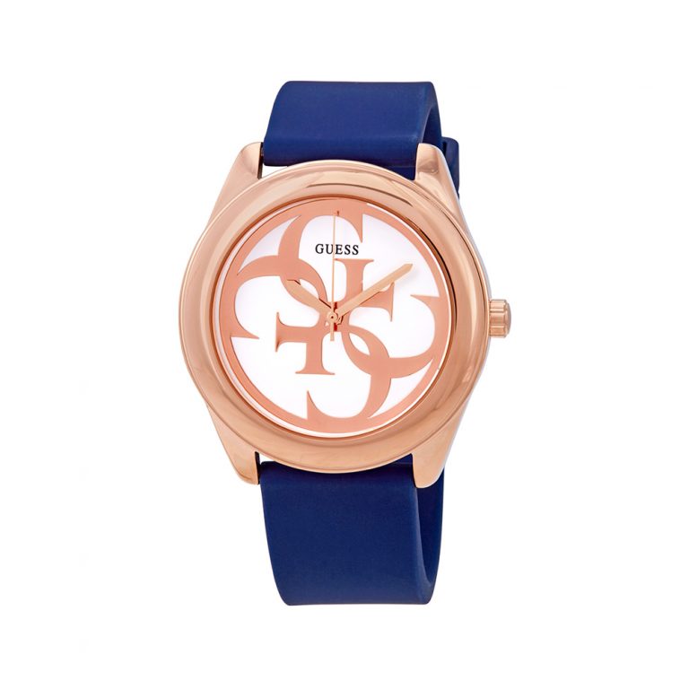 Guess Atlas Orologio Cronografo Uomo – Cinturino In Gomma Nera, Cassa 45 Mm, Quadrante Nero Con Dettagli Oro, Impermeabile 5 BAR, Funzione Calendario E Cronometro - 2