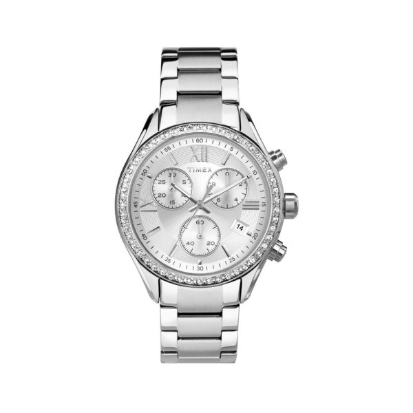 Timex Orologio Donna Cronografo in Acciaio TW2P66800