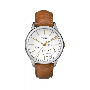 Timex Orologio Uomo Smartwatch IQ+ con Cinturino in Pelle TW2P94700
