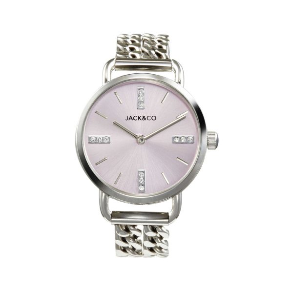 Jack&Co Orologio Donna Solo Tempo in Acciaio JW0193L2